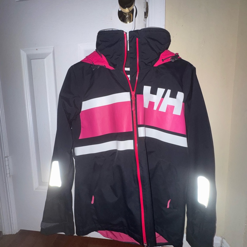 Helly Hansen Black and Pink Jacket